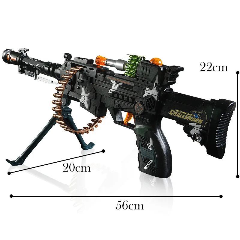 New toy children's military guns sound submachine gun flash Christmas