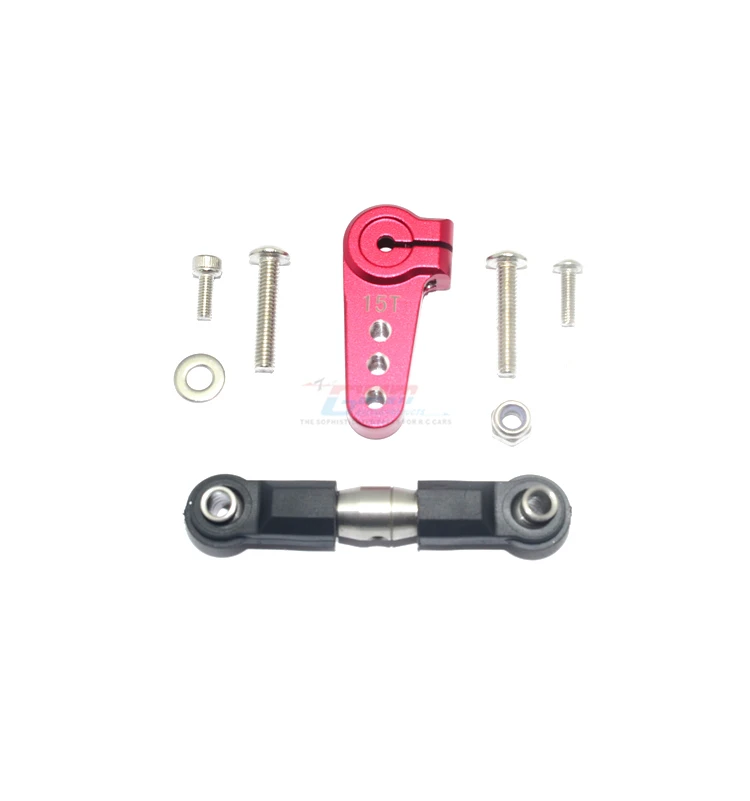 

ALUMINUM SERVO HORN WITH STAINLESS STEEL ADJUSTABLE TIE ROD FOR 1/6 LOSI SUPER BAJA REY
