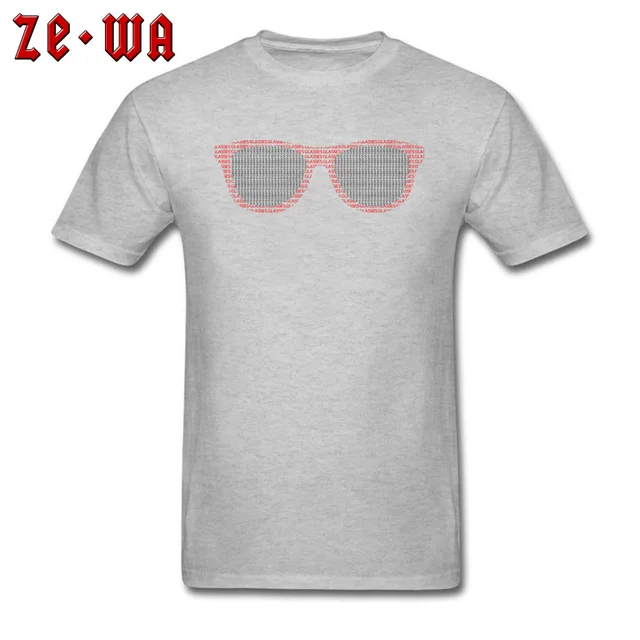 Buy Glasses Glasses Print T shirt For Man Guys White