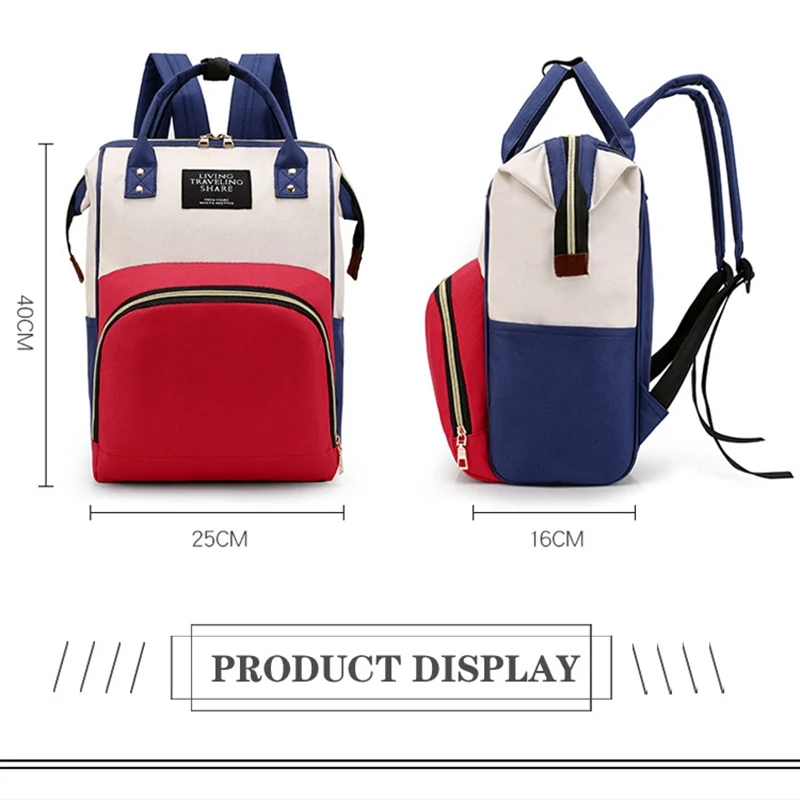 Модная Сумка-подгузник для мам, брендовая сумка на молнии, Большая вместительная переносная сумка для подгузников, рюкзак для путешествий, дизайнерский для ухода за ребенком