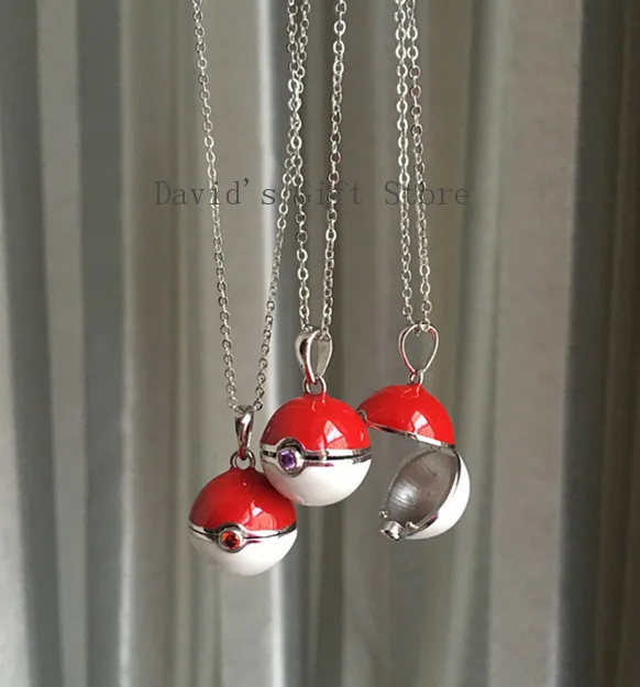 Buy Openable POKEMON Pokeball Pendant Necklace 925