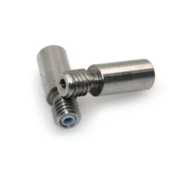 

Funssor 2pcs kraken extruder throat ptfe lined thermal barrel 1.75/3mm smooth hole inside stainless steel 3d printer part