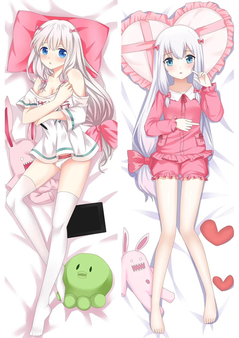 Аниме "eromanga-Sensei" Sagiri Izumi& Muramasa Senju отаку Dakimakura тела подушку Чехол Крышка обниматься тела Чехол