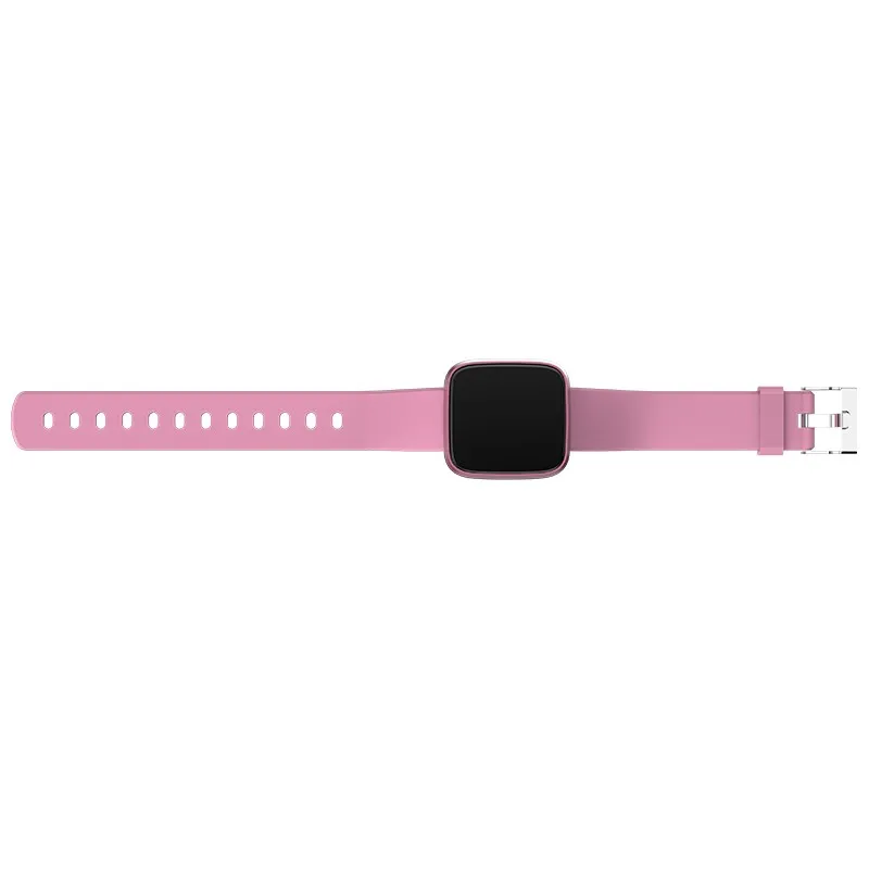 DOOLNNG D3 умный спортивный браслет шагомер часы Фитнес бег трекер ходьбы сердечного ритма шагомер смарт-браслет - Цвет: Розовый