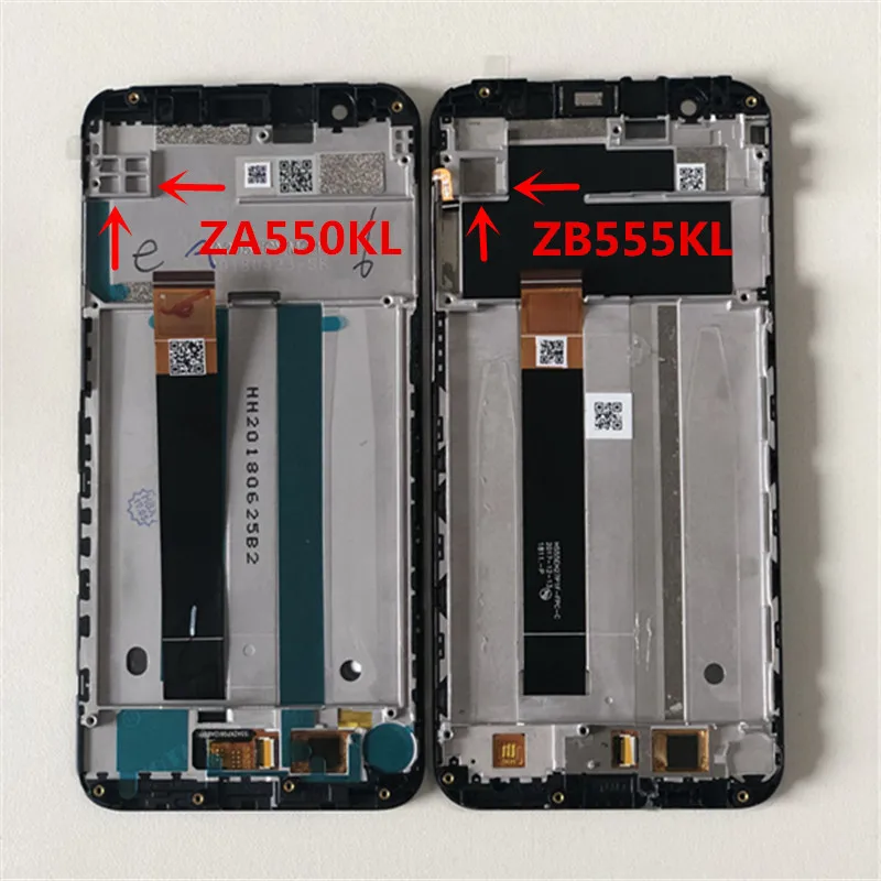 

5.5" Original M&Sen For Asus ZenFone Live L1 ZA550KL X00RD LCD Screen Display Frame+Touch Panel Digitizer For Asus ZB555KL X00PD