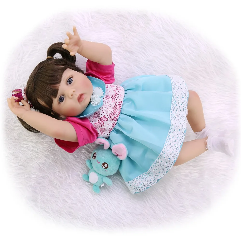 KEIUMI Fantasy Full Body силиконовые куклы Reborn 23 дюймов 57 см Reborn Baby Doll Boneca реалистичные игрушки принцессы для малышей сюрприз