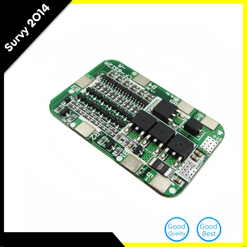 Защитная печатная плата 6S 15A BMS для 6 упаковок литий ионных литиевых аккумуляторов