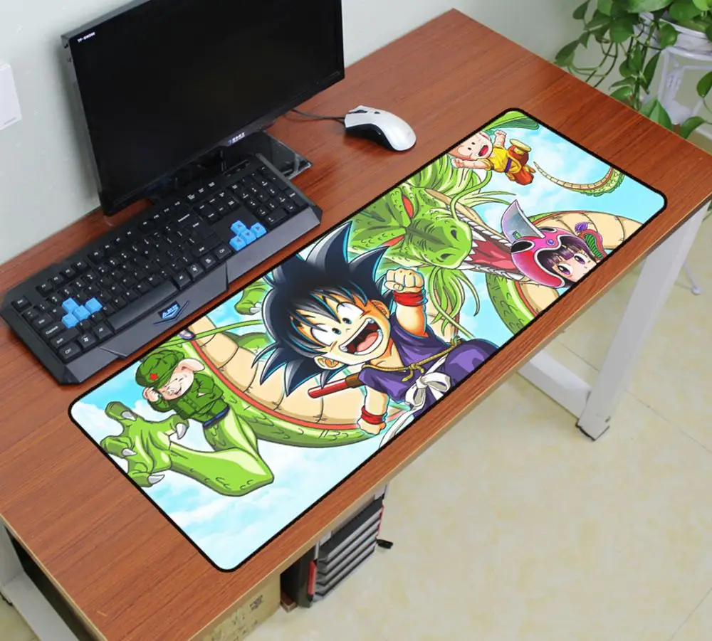 Коврик для мыши Dragon Ball 900x300x3 мм коврик для мыши на заказ notbook компьютерный коврик для мыши Аниме игровой коврик для мыши геймер клавиатура Коврик для мыши