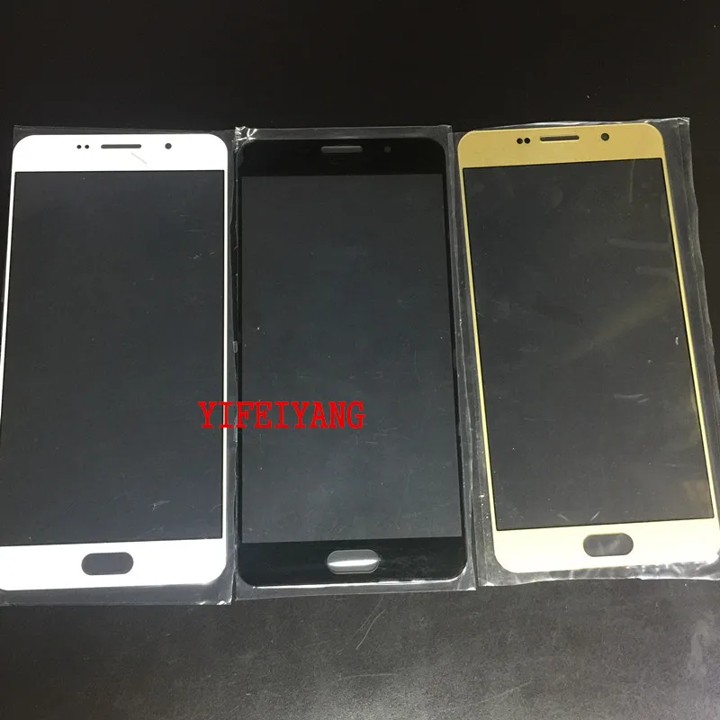 100 шт. компанией DHL EMS для samsung Galaxy A3 A5 A7 A310 A510 A710 Замена Сенсорный экран ЖК-дисплей передних боковых Стекло панель объектива сенсорного экрана