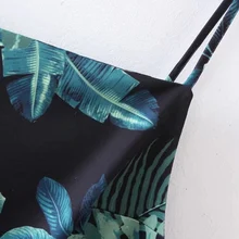 Wedorate Summer Style Women's Dresses Tropical Flower Print Mini Beach Dress for Women Sexy Spaghetti Strapped Dress RA5388