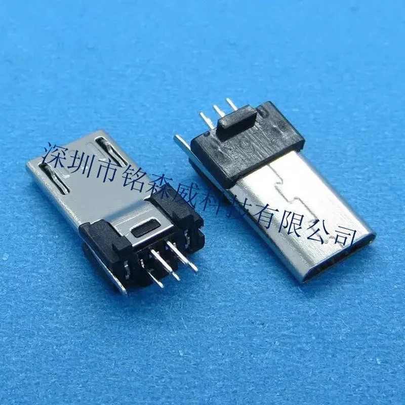 20 шт. MICRO USB 5P штекер V8 шина с односторонним заземлением провода микрофон Эндрюс V8 мобильный заглушка для телефона
