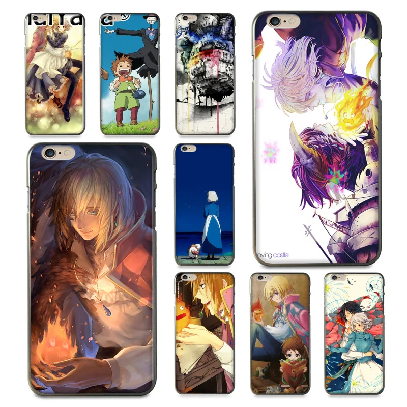 

MaiYaCa Anime Howl's Howls Moving Castle Cute Phone Accessories Case for iPhone 8 7 6 6S Plus X 10 5 5S SE 5C Coque Shell