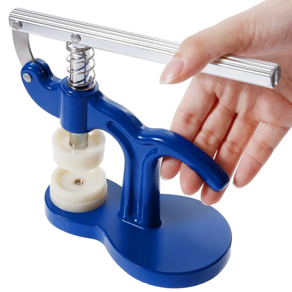 

Watch Back Case Closer Watchmaker Press Set Repair Tool Kit Plastic Case With 12 Dies