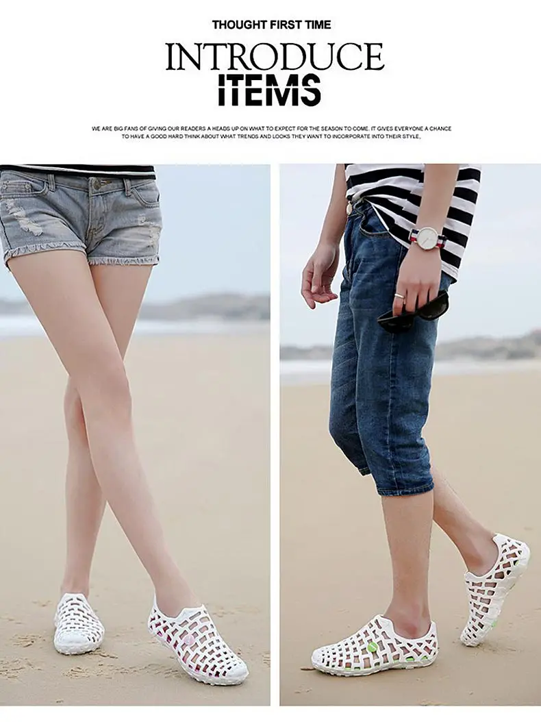 1 (51)Hollow Wading Shoes Breathable Aqua Shoes Beach Sandals Adult Slippers Sport Upstream Shoes Women Diving Socks 