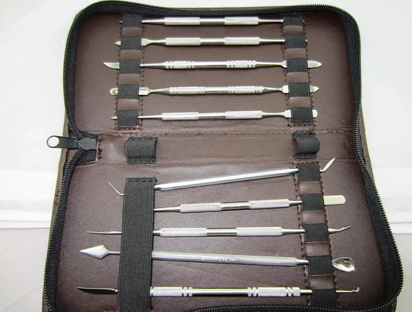 free shipping mini jewelry wax dental mold engraving marking knife set