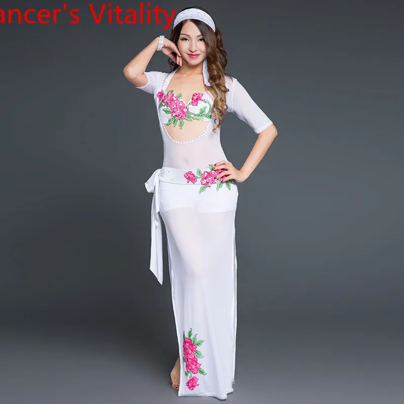 

Dancer's Vitality India Style Belly Dance Suit Women Competition Costumes Dancer's Performance Clothes 5pcs Belly Dance Suit