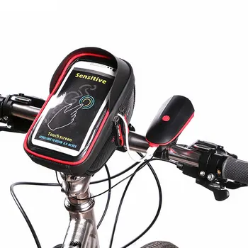 

New Design TPU Waterproof MTB Road Bike Bicycle Handlebar 6.0 Inch Touchscreen Mobile Phone Protect Case Cover Cycling Equipment