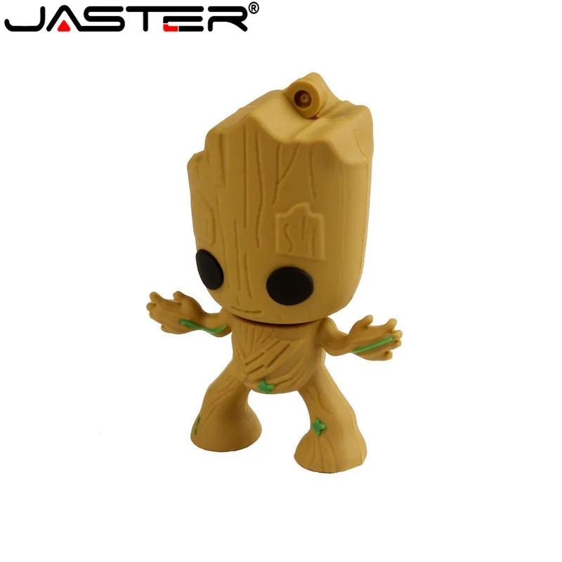 Креативные Мультяшные Usb флеш-накопители Groot стражи Галактики модный флеш-накопитель 4 ГБ 8 ГБ 16 ГБ 64 Гб карта памяти Флешка 32 Гб