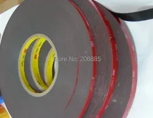 3M good 5952 VHB tape/ 3m doulbe VHB sided tape/ High sticky acrylic two sided foam tape/ 19mm*33m*5rolls we can offer any size