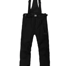 Новые мужские и женские лыжные штаны водонепроницаемые ветрозащитные комбинезоны дышащие теплые лыжные штаны от холода минус-30С