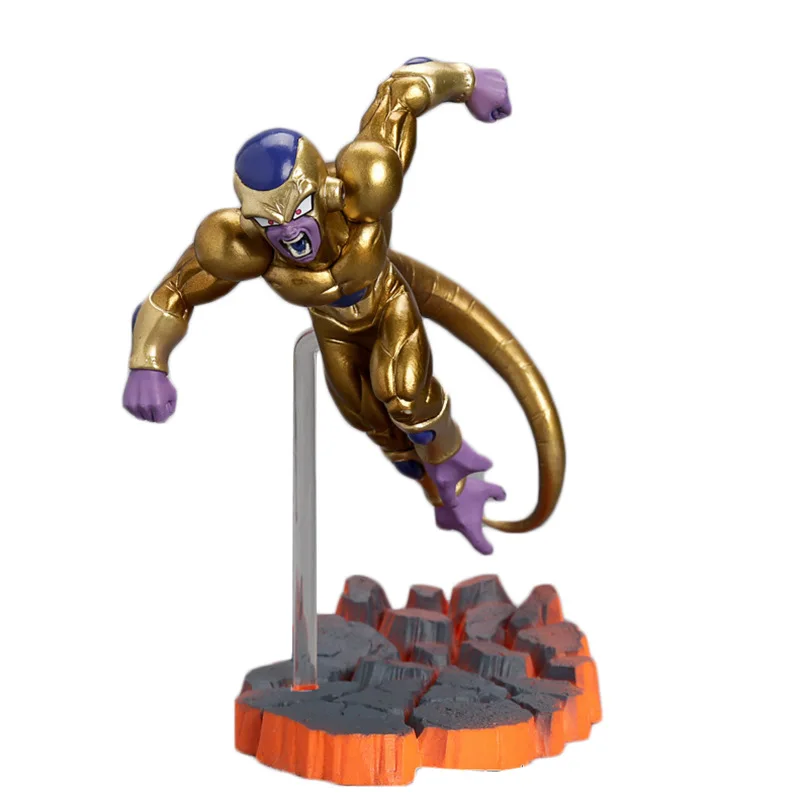 

1 Pcs 15 CM Dragon Ball Z Golden Freeza Frieza Anime Combat Edition ABS Action Figure Collectible Toys Boys Kids Bracket Effect