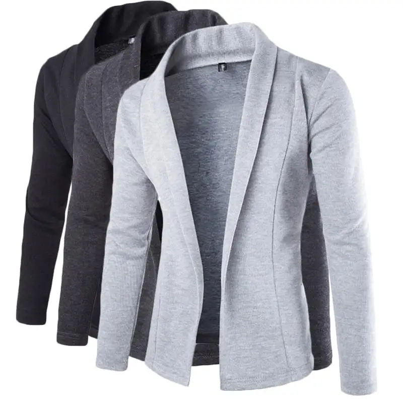 New Men Slim Sweaters Cardigan Clothing Mens Knitwear No