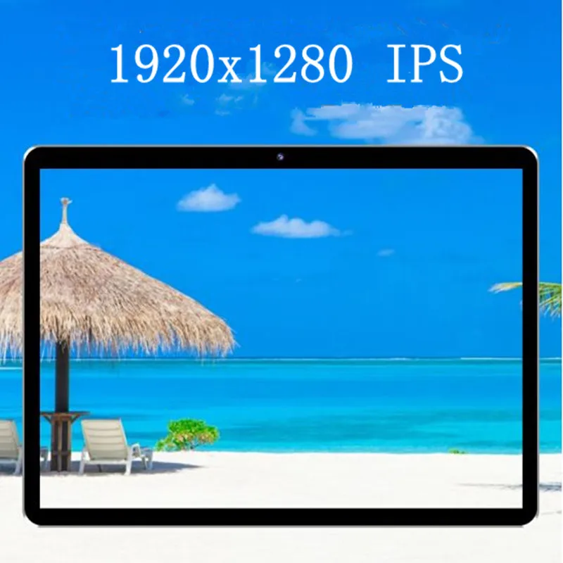  2019 Newest 10.6 inch Tablet MTK8752 Octa Core 6GB RAM 128GB ROM tablets Dual SIM 8.0MP GPS Android