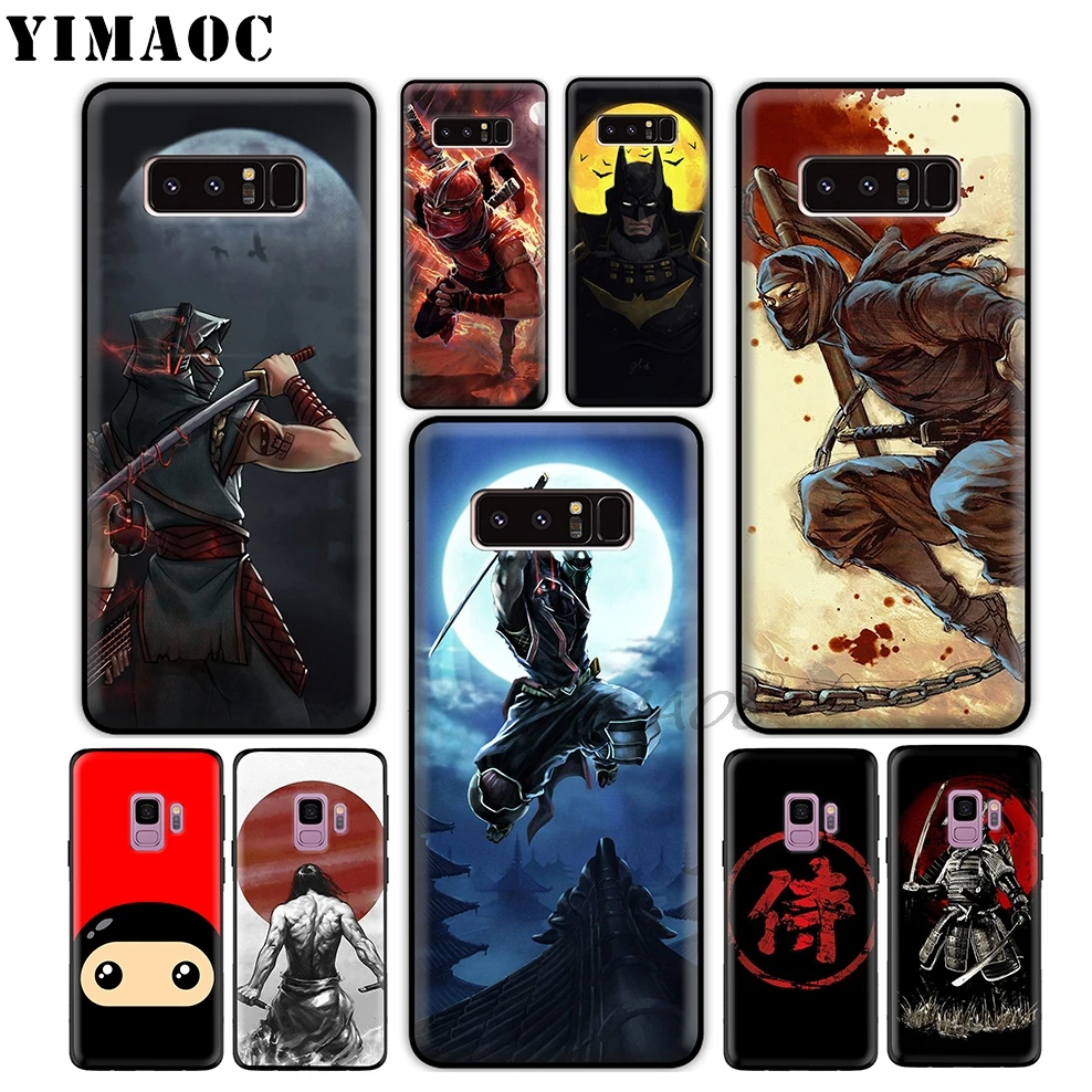 Мягкий силиконовый чехол YIMAOC Japan The Samurai Ninja из ТПУ для Samsung Galaxy S10 S10e S9 S8 Plus S7 S6 Edge &amp