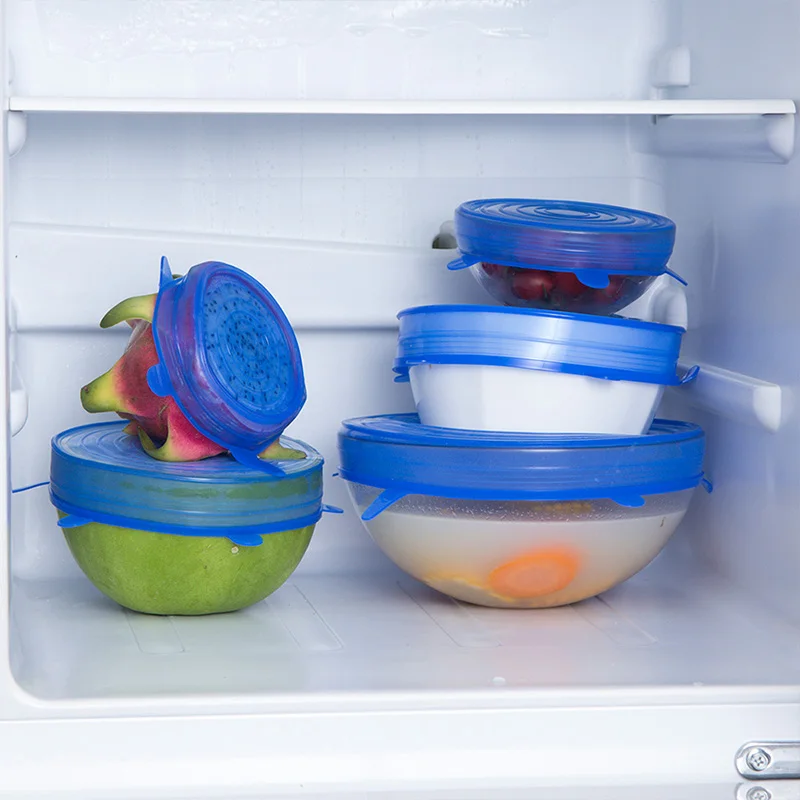 ORZ кухонное многоразовое покрытие для хранения продуктов Силиконовые Стретч