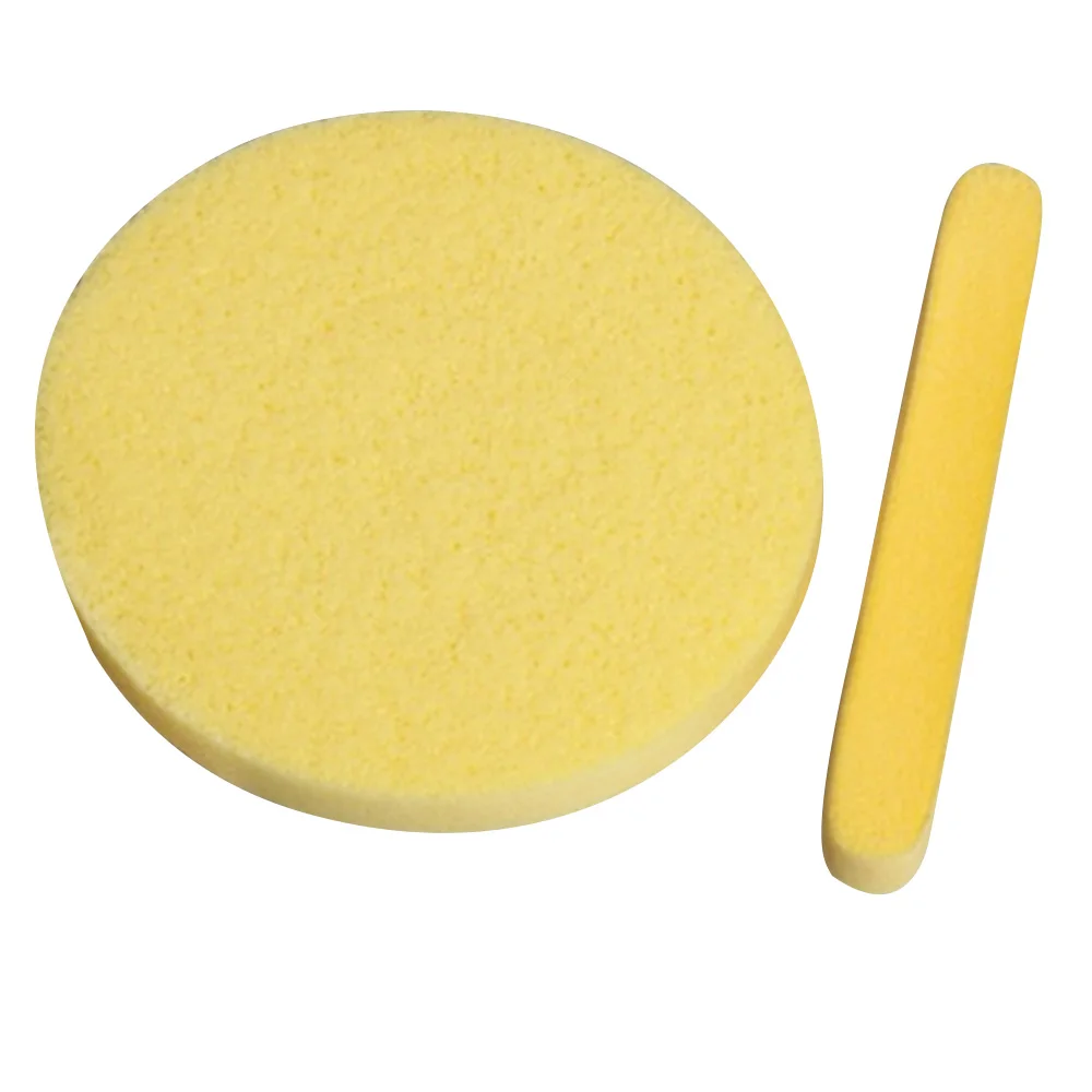 12 шт. губкой для очистки Puff площадки сжатия волокна мыть губкой для очистки Puff Pad Макияж инструменты