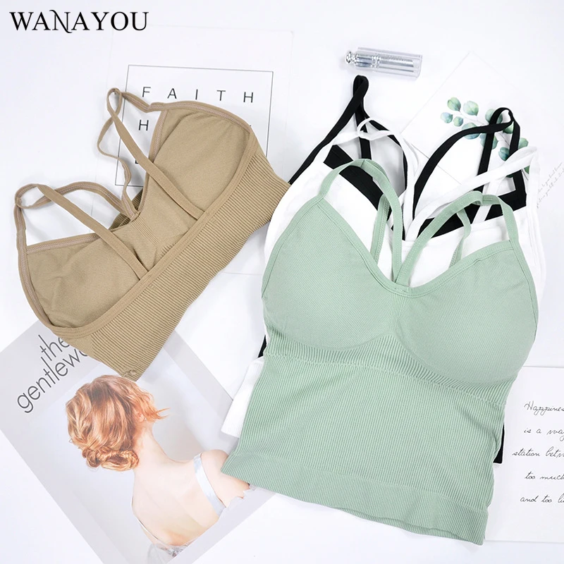 Camisetas de Yoga para mujer entrenamiento Fitness entrenamiento ropa deportiva sujetador sin mangas camisetas de entrenamiento para mujer deportes Tops para gimnasio