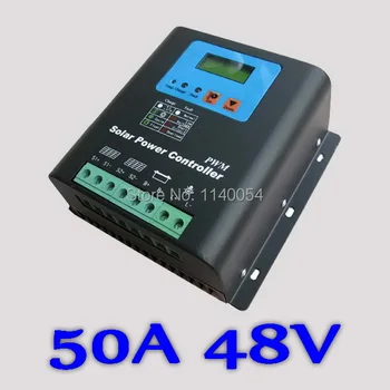 

50A Solar Charge Controller Home Use,Battery Panel Regulator 48V Auto-work 50A Solar Controller for 2500W PV Solar System