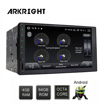 

ARKRIGHT 7" 2 Din 4+64GB Android Car Recorder/Android Car RadioOcta Core Universal Head Unit HD GPS Zlink Bluetooth Radio DSP