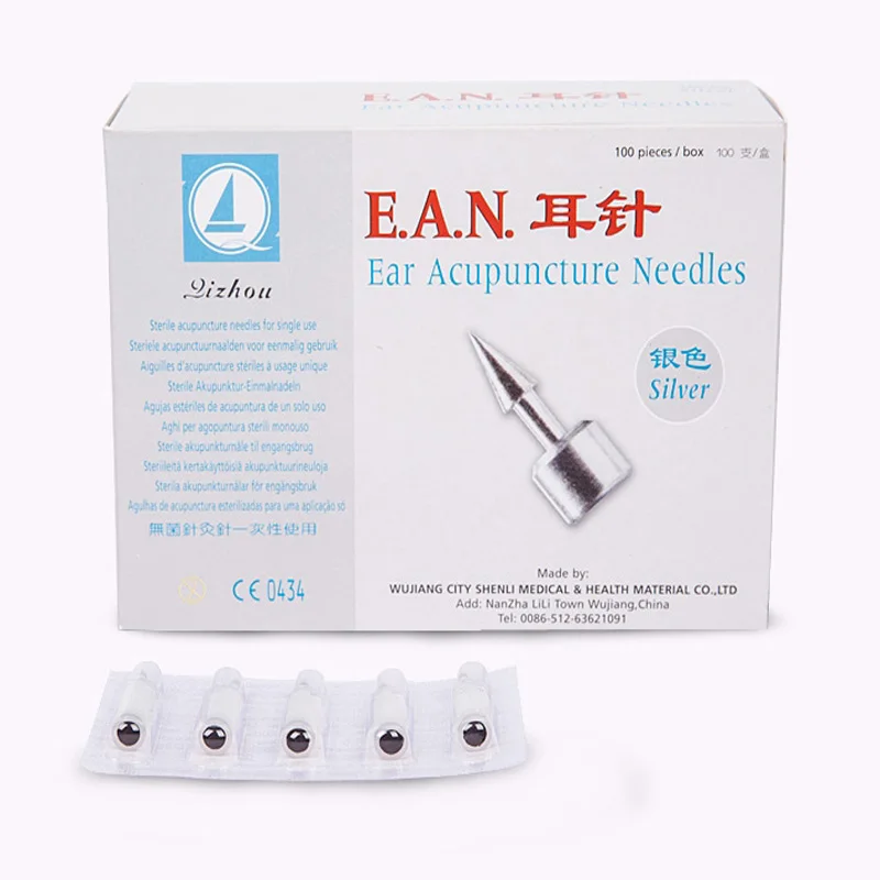 blessfun 100pcs/box sterile acupunture needle for single use Acupuncture Needle ear acupuncture needles