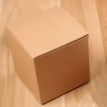 

DHL 8*8*8cm High Quality Brown Kraft Snack Cake Folding Paper Pack Box Party Gift Cookies Bakery Food Storage Packaging Boxes