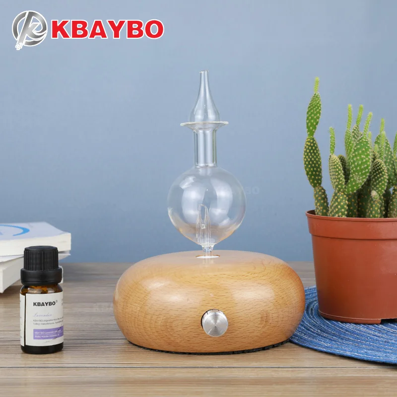 

Aroma Essential Oil Diffuser Ultrasonic Cool Mist Humidifier Wood Grain With 7 Color LED Lights Aromatherapy Mist Maker for Home
