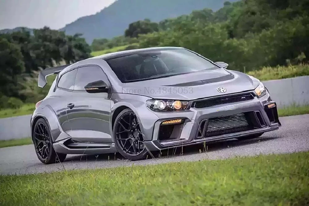 AITWATT для Volkswagen Scirocco 2009 2016 спойлер из углеродного волокна автомобиля задняя крыша