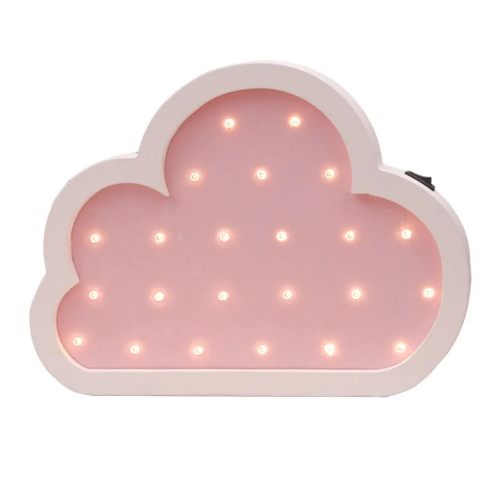 

LED Cartoon Clouds Shape Wall Lamp Modeling Light Festival Home Decorative