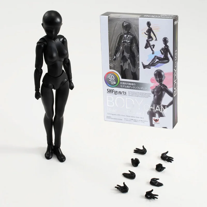 Аниме Archetype He She Ferrite Figma подвижные тела Feminino Kun Body Chan ПВХ фигурка модель игрушки кукла для коллекционирования - Цвет: heisenv2