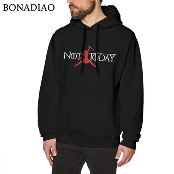 

NOT TODAY Arya Stark Hoodies Game Of Thrones New Arrival Hoodie Long Sleeve