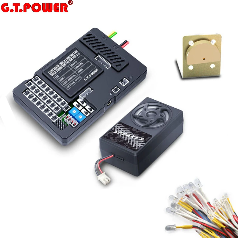 gt power container truck light and voice vibration system pro