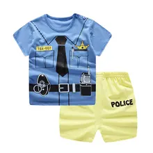Short Sleeve T-shirt For Boys And Girls Cotton Underwear Suit For Children Two Short Sleeve Suits For Babies In Summer