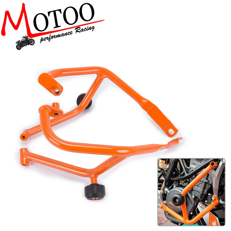 

Motoo- For KTM DUKE 390 DUKE390 Motorcycle Accessories Engine Protetive Guard Crash Bar Protector 2013-2016