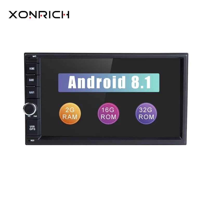 

AutoRadio 2 din Android 8.1 Car Head Unit For Nissan Xtrail Qashqai Almera Note Multimedia GPS Navigation Audio Tape Recorder
