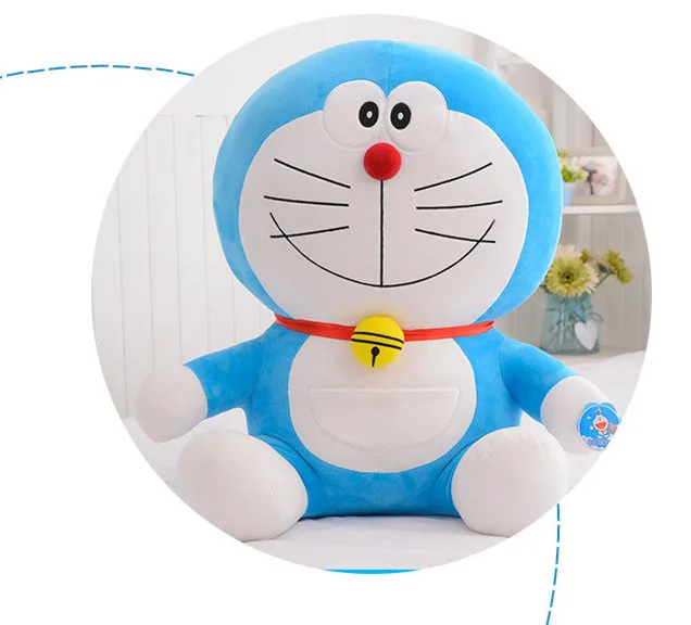 48 см, 68 см гигантские большие японский Doraemon фигурка, плюшевая игрушка мягкая кукла кошка чучело игрушки Детская кукла на день рождения подарок