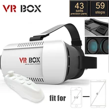 VR BOX Virtual Reality Headset 3D Glasses VR Google Cardboard Gafas Realidad For iPhone Samsung 3D Video Glasses+Game Controller