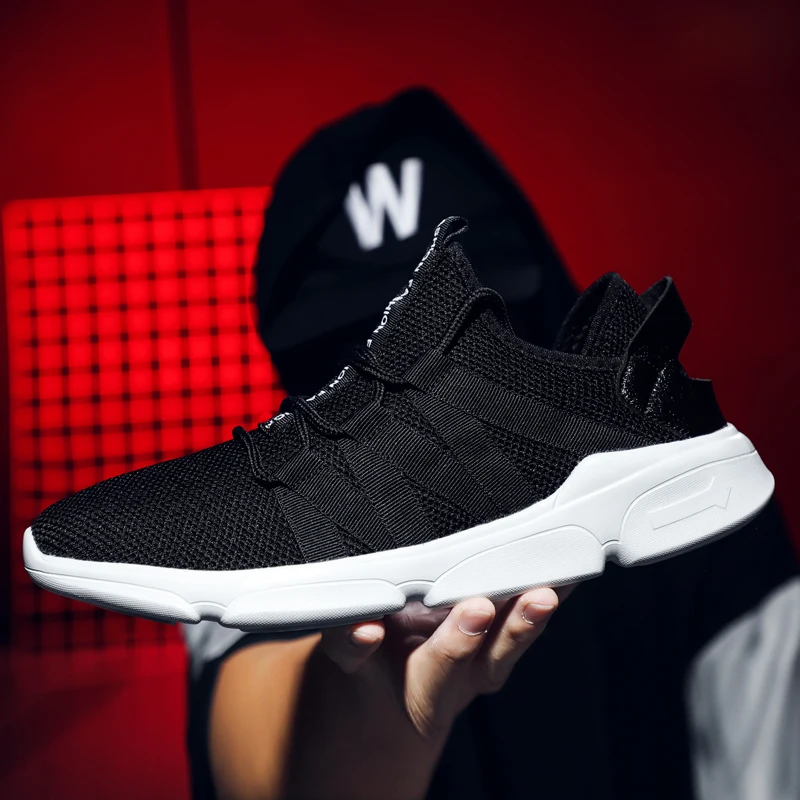 

Big size 39-48 Breathable air Mesh Running sports Shoes men Lightweight Summer Outdoor Sports Shoes Comfortable Running shoes w5