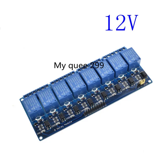1 шт. 12 в 2 4 6 8 канальный релейный модуль с оптопарой. Релейный выход для arduino