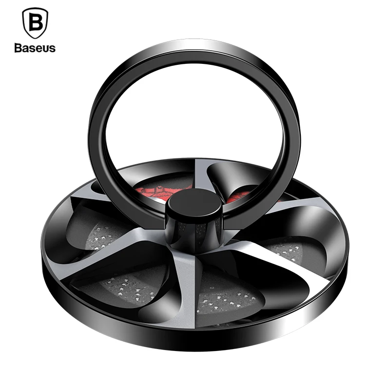 Baseus New Hand spinner Ring Phone Holder Universal Luxury Finger Ring Stand For iPhone X 8 7 Samsung S8 S9 all Smart Phone