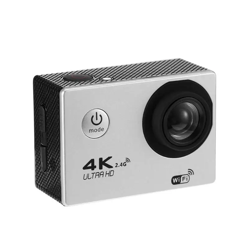 F60R 4 K 30fps wifi Экшн-камера 1080 P HD 16MP шлем Cam 30 м водонепроницаемый 170 градусов широкоугольный объектив DV с пультом дистанционного управления - Цвет: Белый